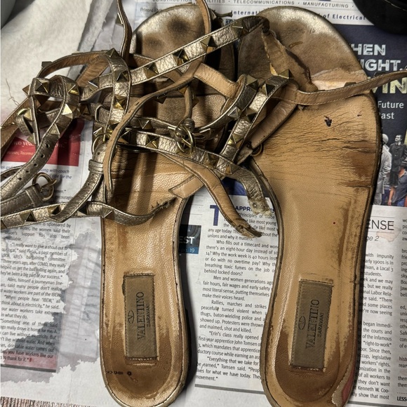 Valentino Garavani Studded Sandal Straps Replacement Craft - Picture 15 of 15